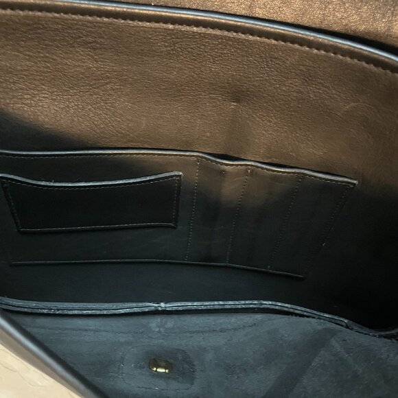 Vintage Coach 5180 Navy Leather Briefcase - Picture 9 of 14